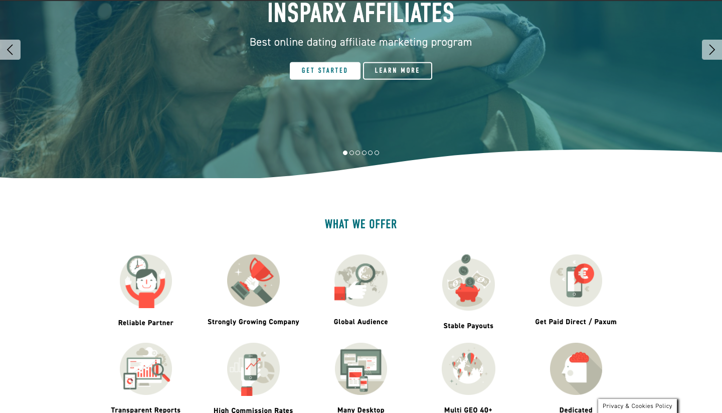 Insparx — отзывы, обзор партнерской программы