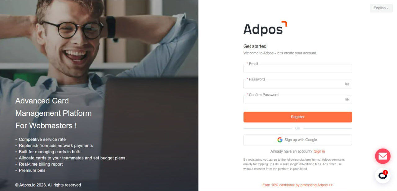 Adpos: Testimonials and Review on Card Management Service